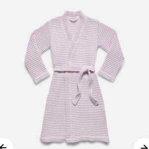 Brooklinen Dreamweave Waffle Robe in Pink